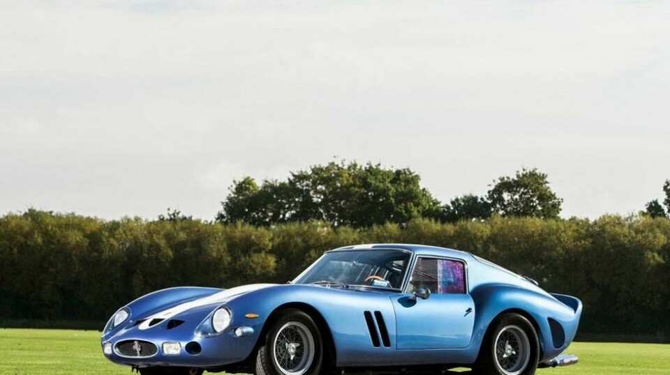 Ferrari 250 GTO er sjelden, da det bare ble produsert 39 eksemplarer av modellen i årene 1962 til 1964. Nå kan du sikre deg et prakteksemplar, vel å merke om du er styrtrik. Foto: Talacrest Ltd.