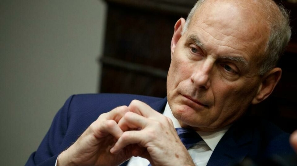 Tidligere stabssjef for Det hvite hus John Kelly går hardt ut mot Trump.
