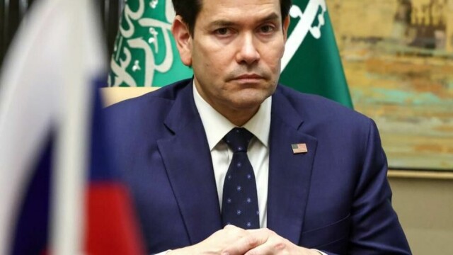 USAs utenriksminister Marco Rubio fotografert i Saudi-Arabia tidligere i år.
