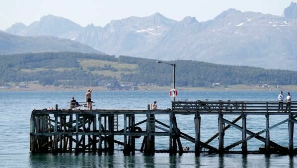 Tromsø hadde flere varme sommerdager i 2024.