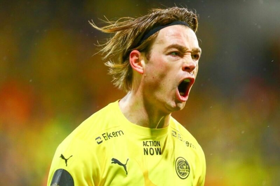 Patrick Berg sto fram da Bodø/Glimt sikret seriegull. Patrick Berg sto fram da Bodø/Glimt sikret seriegull. Foto: Mats Torbergsen / NTB