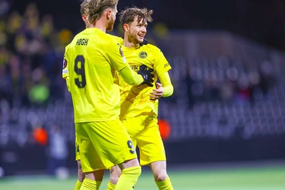 Kasper Høgh og Håkon Evjen scoret begge for Bodø/Glimt torsdag.