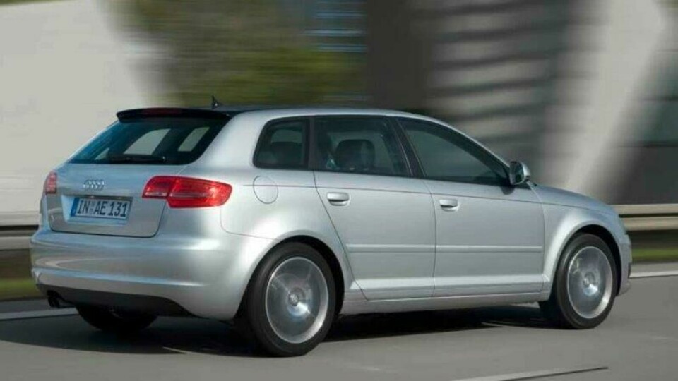 Norske kunder har gjerne valgt den mest praktiske femdørs-utgaven. Foto: Audi Norske kunder har gjerne valgt den mest praktiske femdørs-utgaven. Foto: Audi