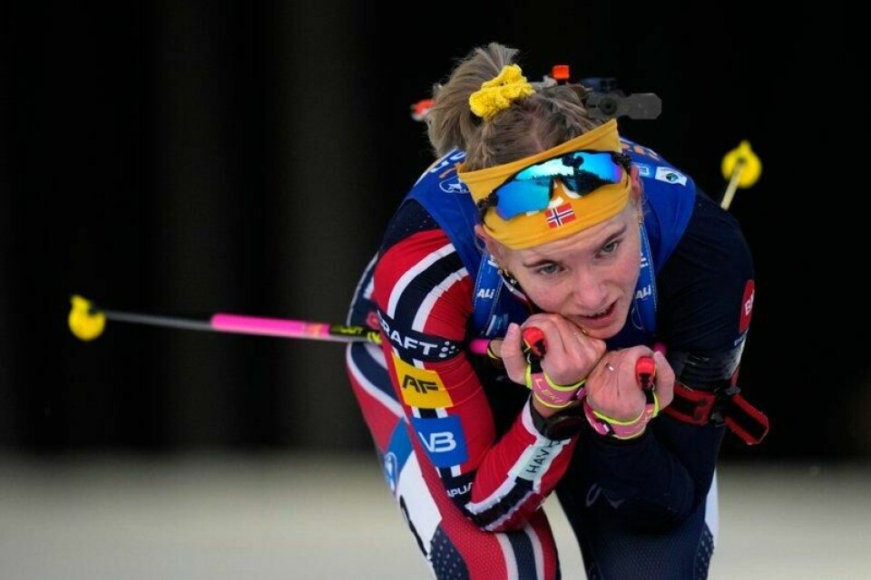 Ragnhild Femsteinevik og Norge endte på 2.-plass på stafetten i Nove Mesto.
