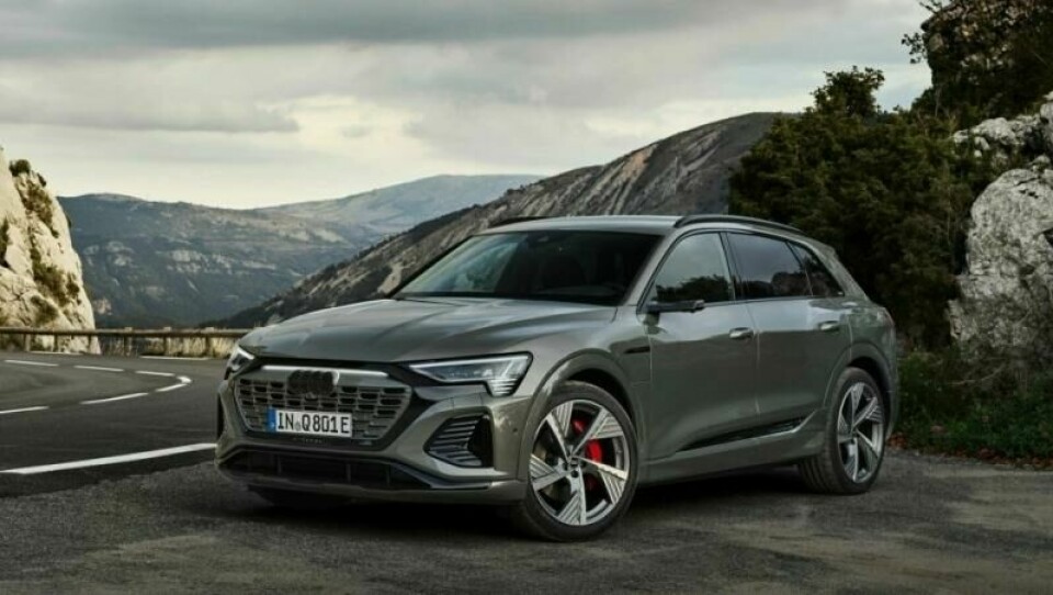 Audi e-tron har blitt kraftig oppgradert og har skiftet navn til Q8 e-tron. Men salget går trått. Audi e-tron har blitt kraftig oppgradert og har skiftet navn til Q8 e-tron. Men salget går trått.