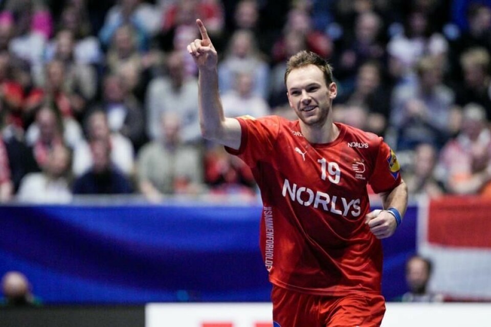 Mathias Gidsel storspilte for Danmark i VM-semifinalen mot Portugal.
