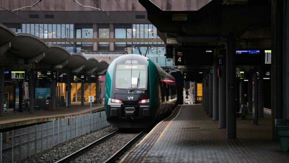 Oslo 20241225. Togene på Oslo S er innstilt. Det er full stans i togtrafikken i hele landet på grunn av feil på kommunikasjonssystemet mellom togene og toglederne. / NTB
