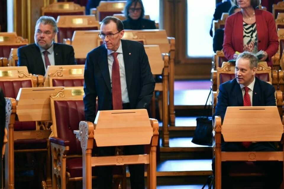 – Vi ønsker å få ned EØS-etterslepene. Det er typisk norsk å holde avtaler, sier utenriksminister Espen Barth Eide.