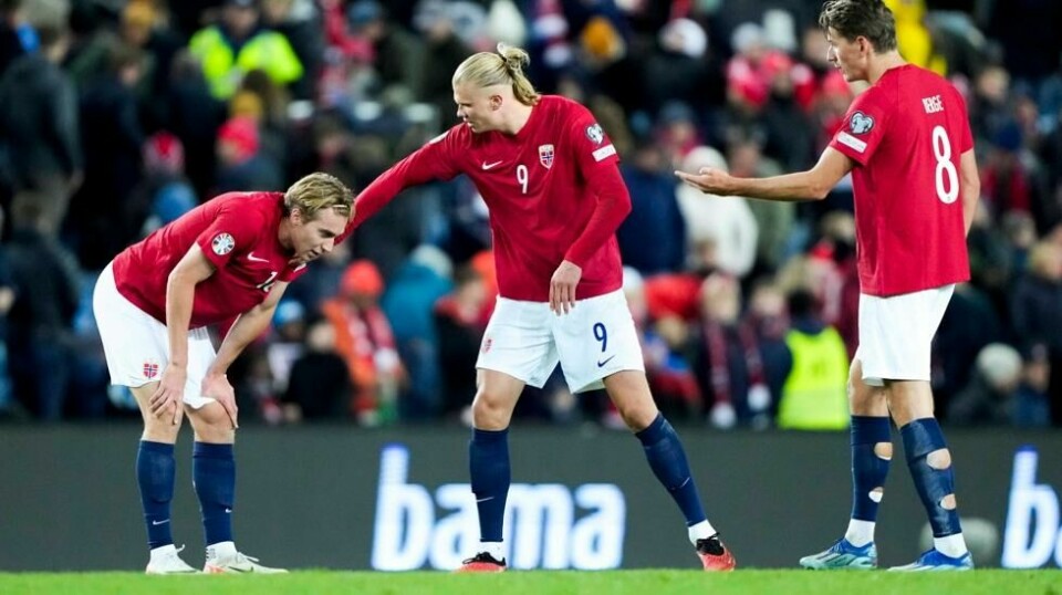 Erling Braut Haaland og Norge har fått vite motstanderne sine i nasjonsligaen. Foto: Fredrik Varfjell / NTB