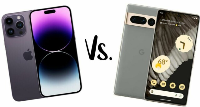 Google Pixel 7 Pro vs iPhone 14 Pro: hvilken er aller best? (Foto: Startsiden)