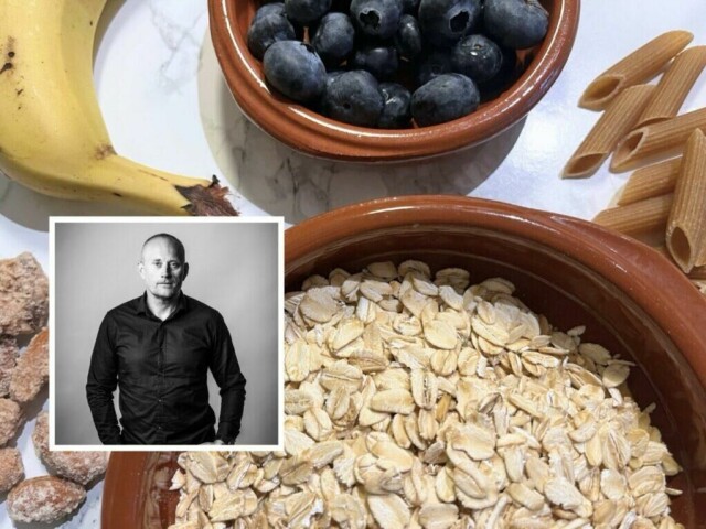 Hva er egentlig de værste karbohydratene pakket inn som? Er det sukkeret, risen, frukten eller kanskje juicen som gir verst utslag på vekten og livsstilsplager? Svaret fikk vi av lege Pål Branæs. (Foto: Cecilie Aasland (ABC Startsiden) / Lina Hindrum (Cappelen Damm) )