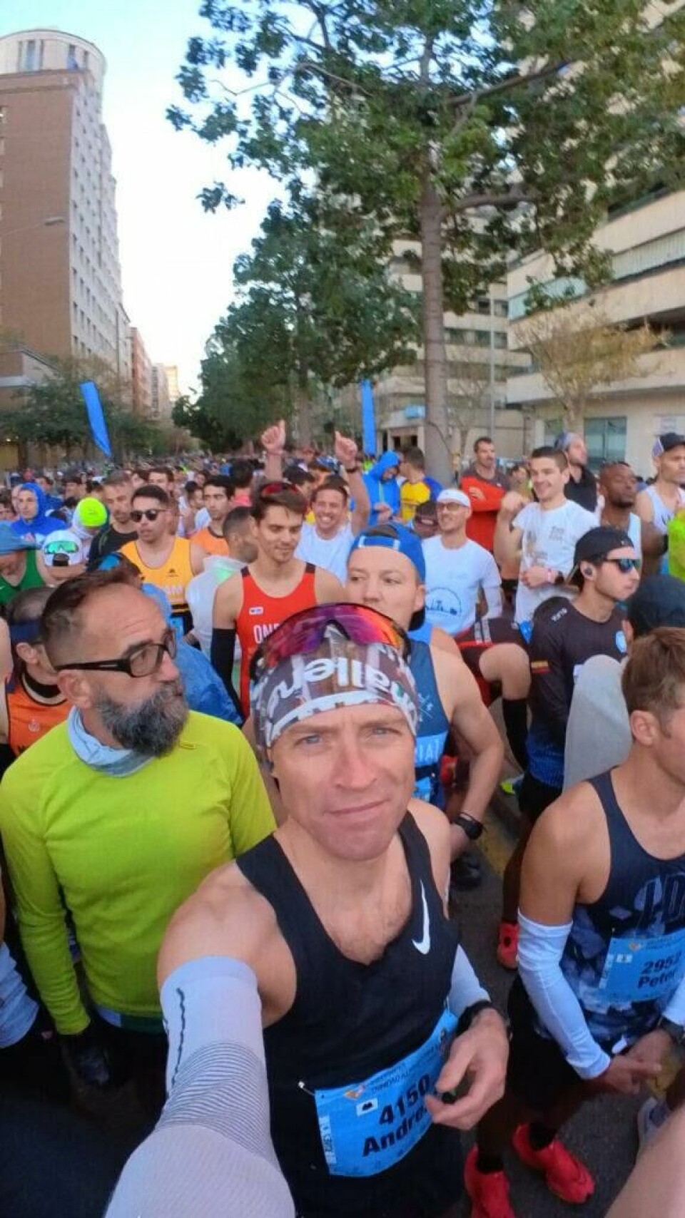 Før start på Valencia Marathon er det en spent stemning. Gossner fra Løpetrening.no har tidligere også deltatt i Valencia Marathon. Før start på Valencia Marathon er det en spent stemning.