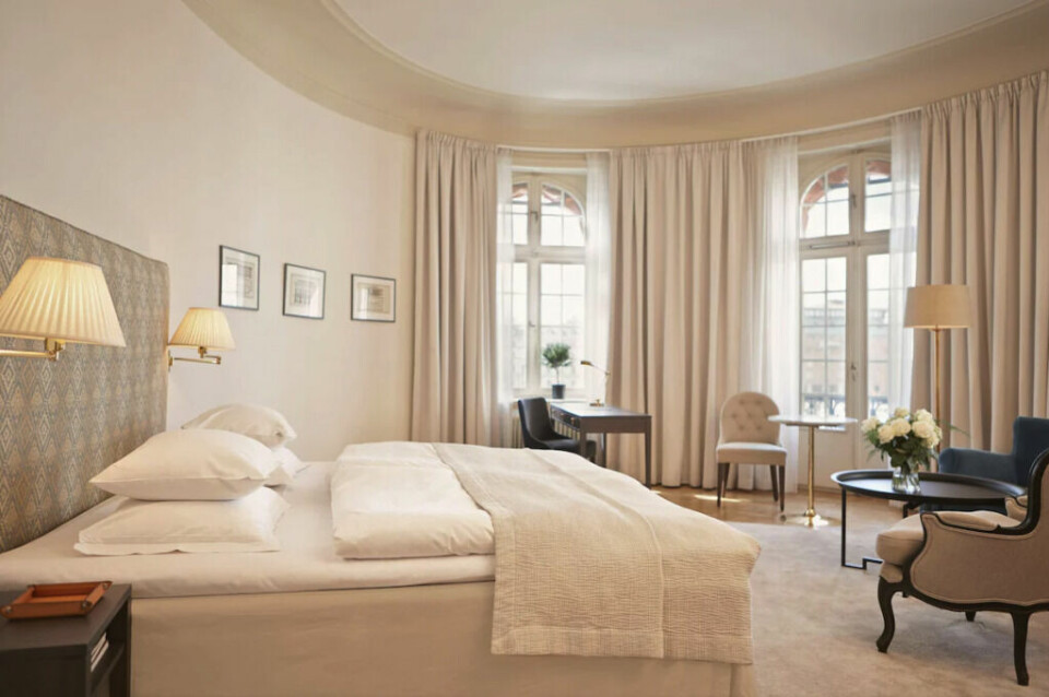Hotel Diplomat er fra 1911 og er bygd i jugendstil. (Foto: Hotels.com) Hotellrom