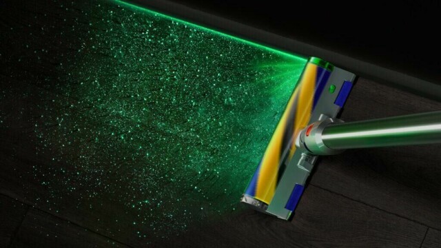 Er laserfunksjonen til Dyson v15 egentlig verdt den stive prislappen? (Foto: Dyson)