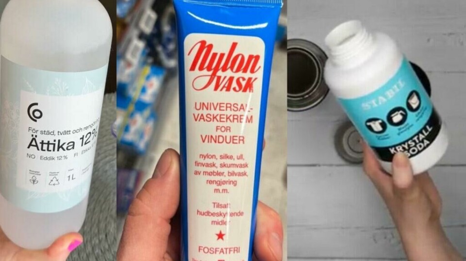 Husker du noen av disse vaskemidlene? (Foto: Kreative Ideer/ Miriam Schjetlein)