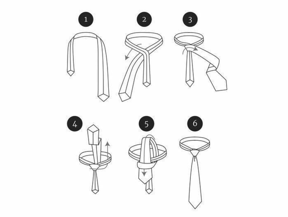 Knyte slips: Hvordan knyte de 5 klassiske slipsknutene