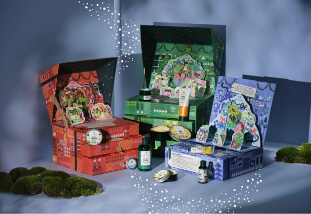 The Bodyshop julekalender er sykt bra i år. De har lansert hele 6 ulike kalendere. Men vær rask, de mest populære er allerede utsolgt. (Foto: The Bodyshop)
