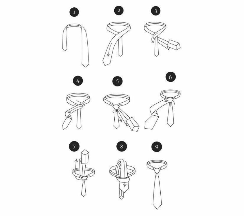 Knyte slips: Hvordan knyte de 5 klassiske slipsknutene