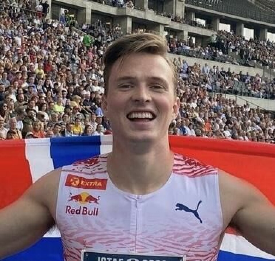 Friidrett-stjerne Karsten Warholm tror på nye jubeldager under sommer-OL 2024 i Paris. Arkivbilde Karsten Warholm fra Berlin i 2022