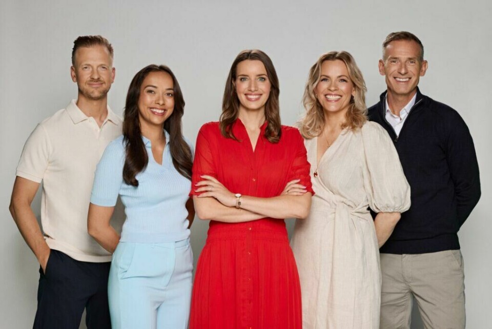 OL-laget hos Discovery Jan Ove Kjøndal, Gita Simonsen, Susanne Furøy Wergeland, Carina Olset Hovda, Carsten Skjelbreid. (Foto: Foto: Helge Brekke) Discovery og TV Norge sitt OL-lag Jan Ove Kjøndal, Gita Simonsen, Susanne Furøy Wergeland, Carina Olset Hovda, Carsten Skjelbreid.