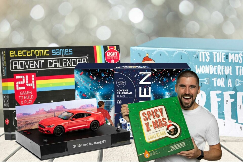 Ikke gå glipp av årets julekalendere til menn (2024). Enten du velger øl-kalender, bil-kalender eller fyller kalenderen med RedBull eller Monster; Disse adventskalenderne vil garantert gjøre førjulstiden både spennende og gøy. (Foto: Montasje av Cecilie Aasland / ABC Startsiden)