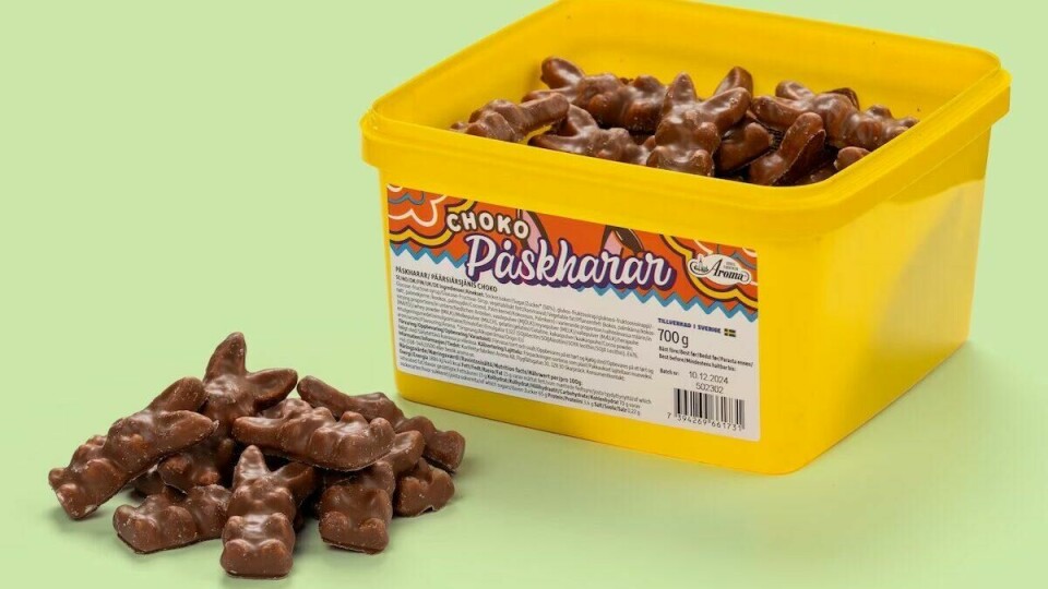 Er du glad i sjokolade? Da er påskegodteriet utformet som påskeharer perfekt til deg. (Foto: Coolstuff) Bilde av sjokolade påskeharer til påsken 2024 - påskegodteriet er spesielt populært blant barn