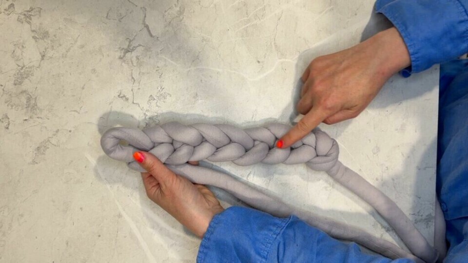 Strikkeoppskrift: Stor veske strikket med chunky garn