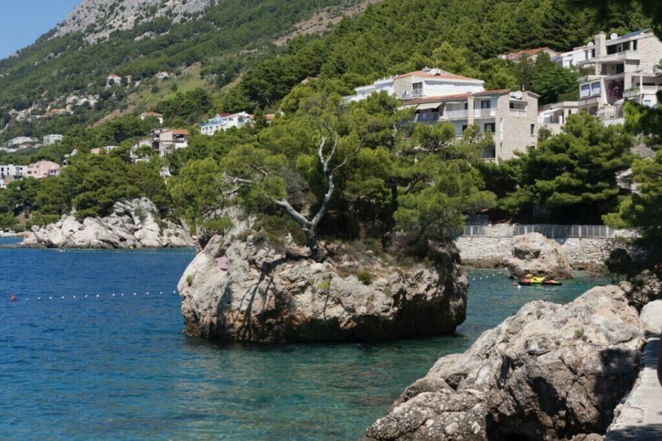 Punta Rata-stranden ved Brela. (Foto: Colourbox)