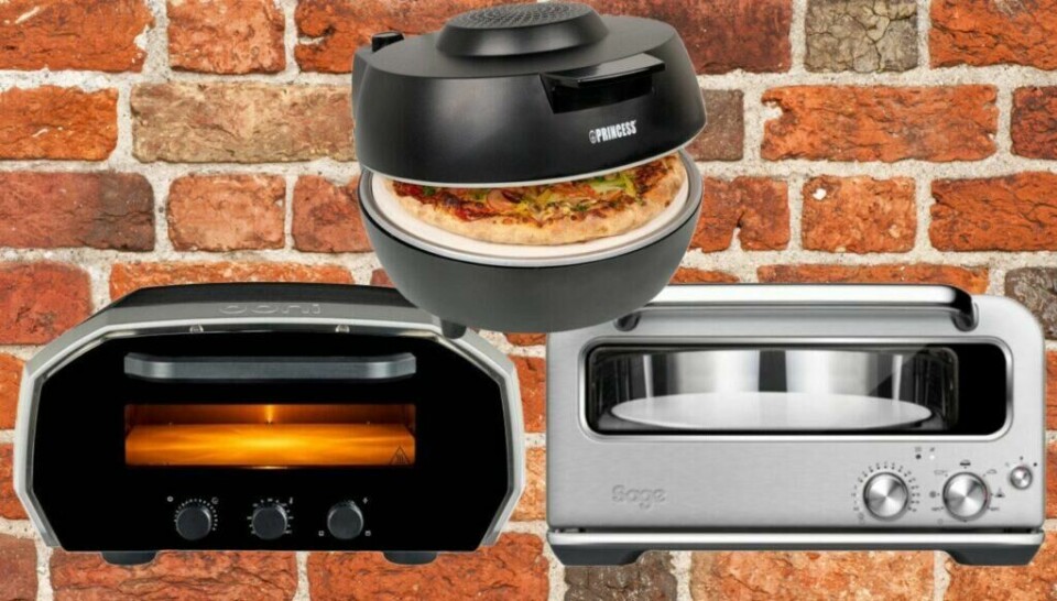 Elektrisk pizzaovn er helt ypperlig å ha om du lager mye pizza. Vi fant 3 gode modeller fra Ooni, Sage og Princess. (Foto: Collage av Startsiden/Herman Arneberg Johnsen)