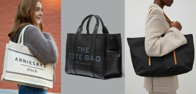 Tote bag er en populære vesker som kan brukes til det meste, og det kommer nå varianter fra de fleste merker. (Foto: Hoyer.no)