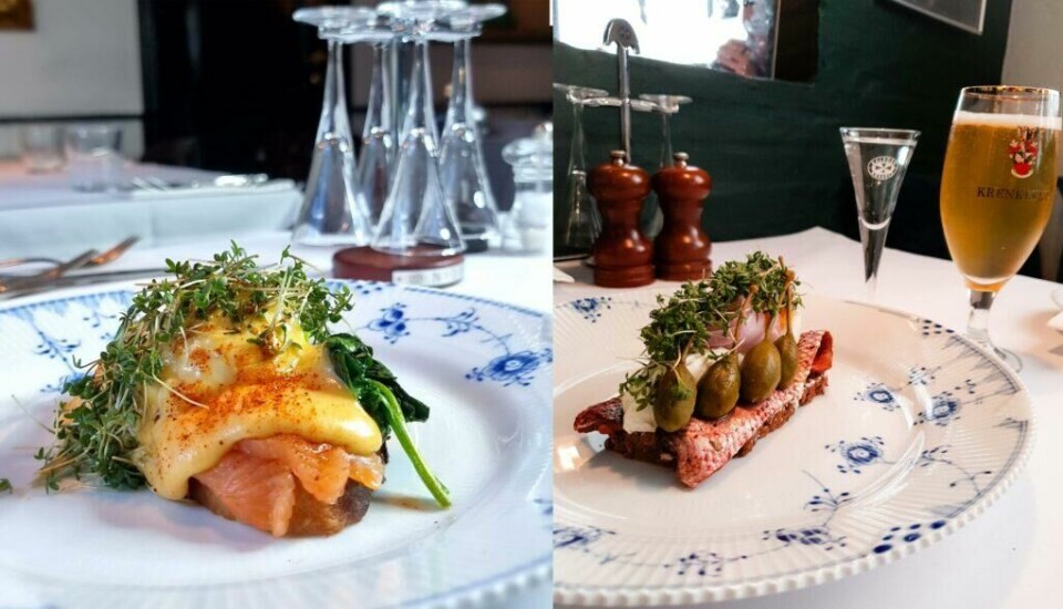 (Foto: Restaurant Puk) Bilde av smørbrød på restaurant Puk i København.