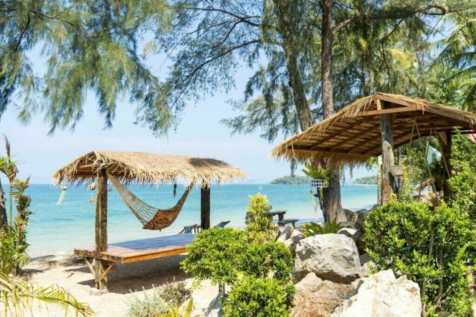 Krabi har klatret opp og ligger som nummer 5 på listen over mest populære vinterdestinasjoner (Foto: Apollo) krabi, thailand, strand