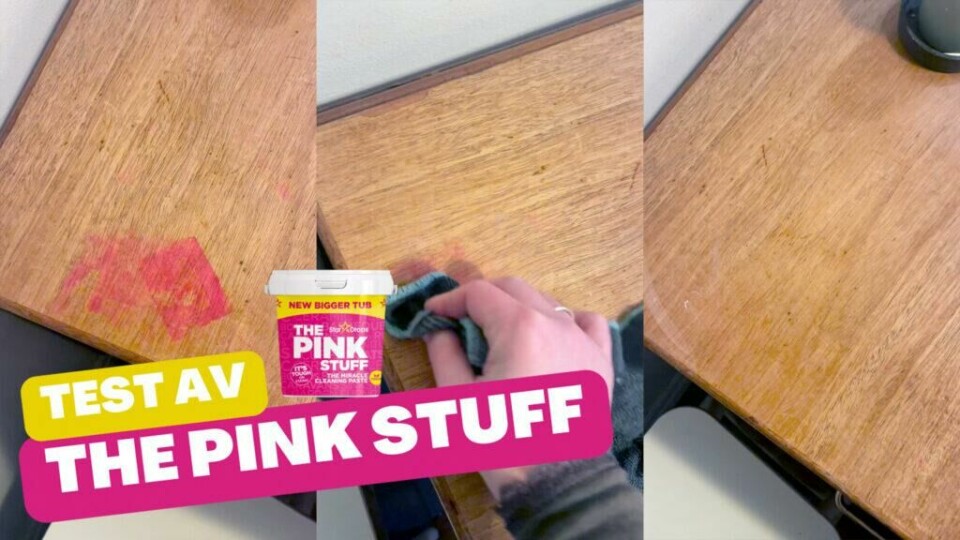 The Pink Stuff: Test av «mirakel»-vaskemiddelet