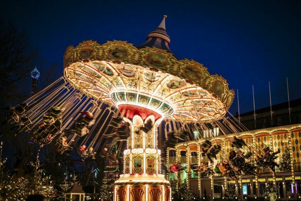 Tivoli er en fornøyelsespark med mer en 4 millioner besøkende hvert år. Parken ligger i hjertet av København og ble grunnlagt av journalisten Georg Carstensen i 1843. (Foto: Anders Bøgild / Visit Copenhagen / Copenhagen Media Center)