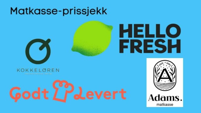 Matkasser er populære, men hvilken matkasse er egentlig billigst? Vi har gjort en prissjekk av Hello Fresh, Godt Levert, Adams Matkasse og Kokkeløren. (Foto: Startsiden)