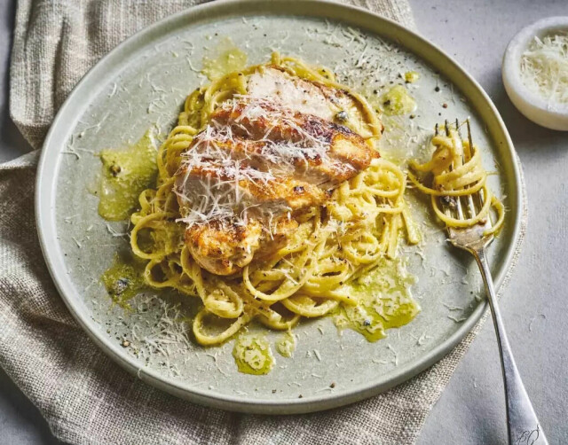 Kremet kyllingpasta