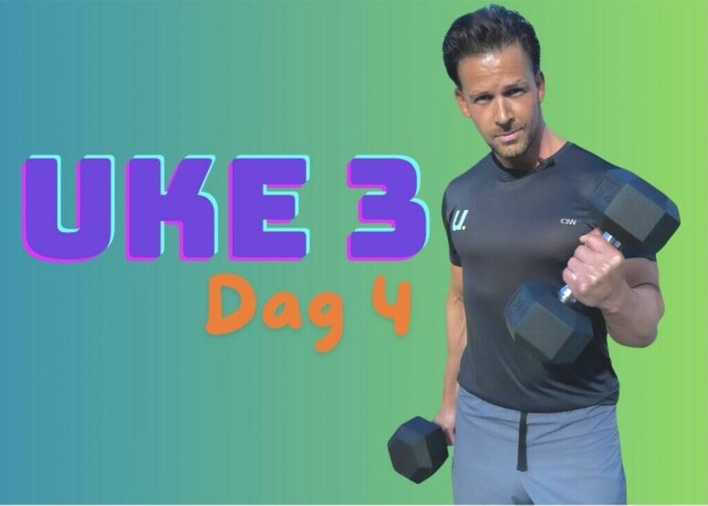 I dag får du et komplett styrkeprogram med styrkeøvelser for bein, core og mage av personlig trenerCornelis Elander! Sterke bein får du her ved hjelp av knebøy, bulgarsk utfall, liggende beinhev, tåhev og planken. (Foto: Cecilie Aasland / ABC Startsiden)