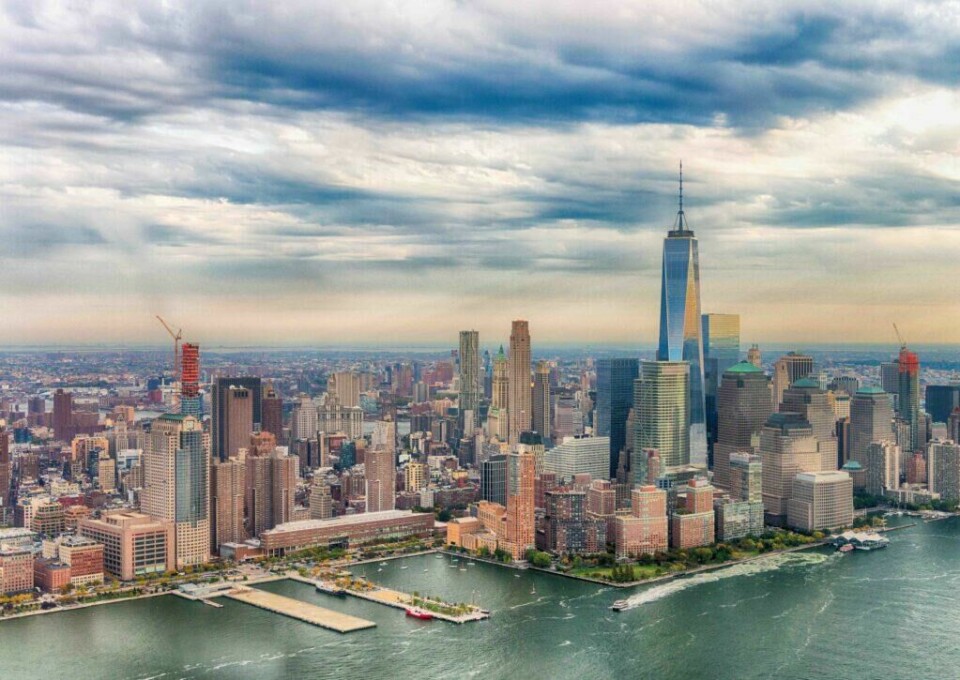 New. York er virkelig en av de store verdensmetropolene. Manhattan er skyskrapernes hjemsted. (Foto: Colourbox) manhattan skyline oversiktsbilde