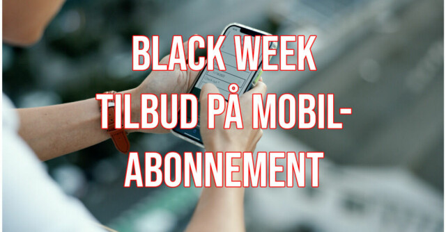 Spar stort på mobilabonnement fra Ice, PlussMobil og Talkmore på tilbud under Black Week 2024. Her er det mobilabonnement for alt fra familier til deg som bruker telefonen mest til å ringe. (Foto: Montasje av Ole Aaknes / Colorbox / ABC Startsiden)