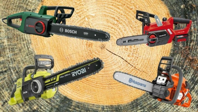 Vi har funnet de beste billige motorsagene fra Ryobi, Bosch, Einhell og Husqvarna. (Foto: Collage av Startsiden/Herman Arneberg Johnsen)