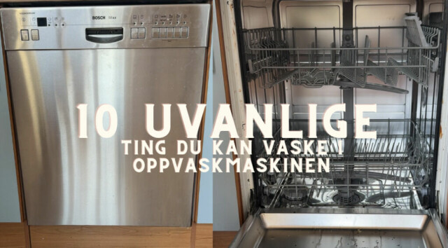Oppvaskmaskinen kan brukes til mye mer enn å vaske kjøkkenutstyr. (Foto: Kreative Ideer)