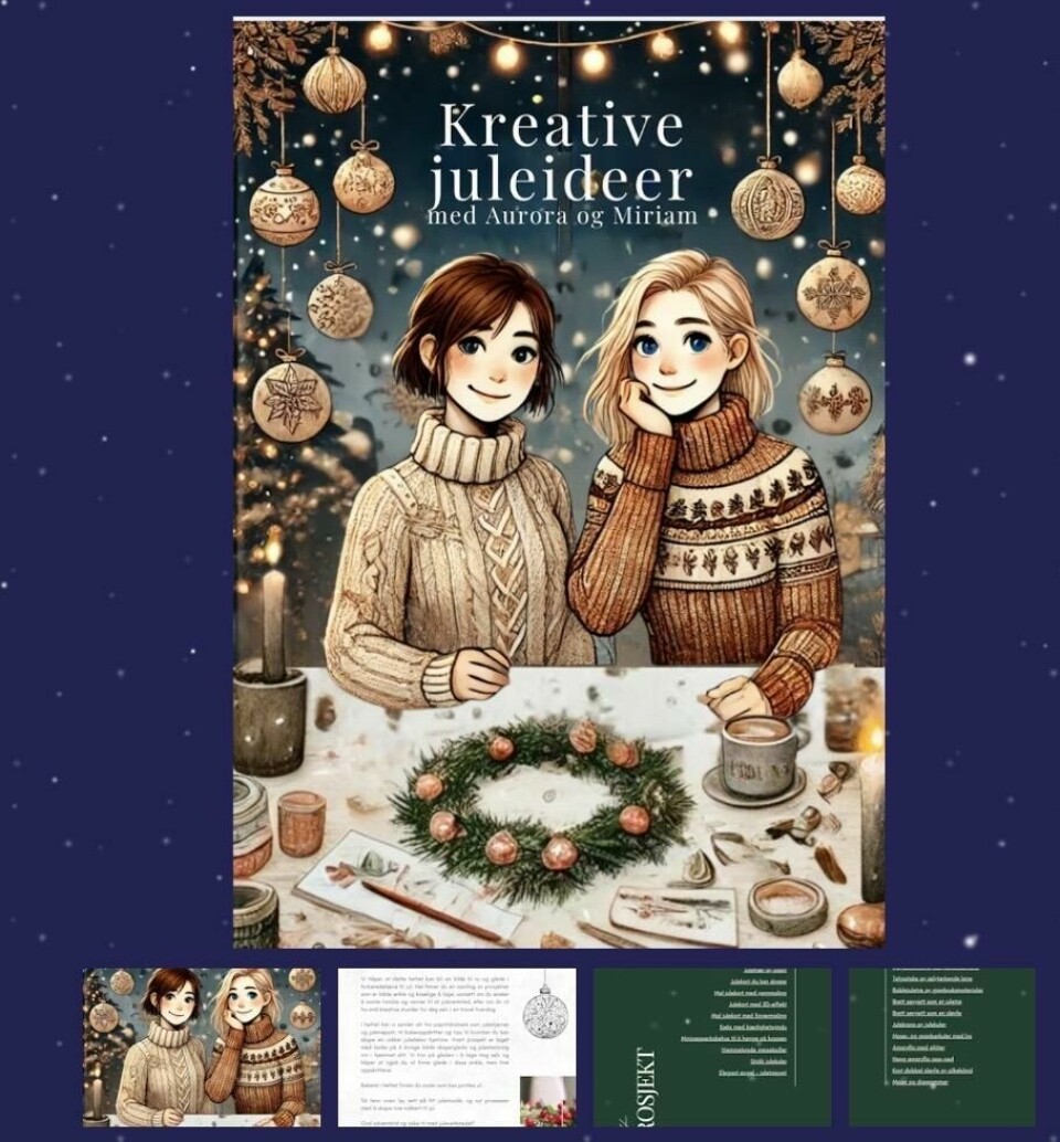 kap julestemning med en krans av julekuler fylt med naturens vakre detaljer.