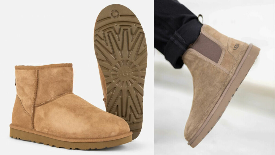 UGGs holder deg god og varm gjennom hele vinteren. (Foto: Get Inspired / Ferner Jacobsen) Dette bilde viser to par lave UGG vintersko til herre. UGGs herresko kombinerer stil og komfort for de kalde månedene. Disse skoene gir en perfekt blanding av varme og moderne design, og er et ideelt valg for enhver anledning i vintersesongen