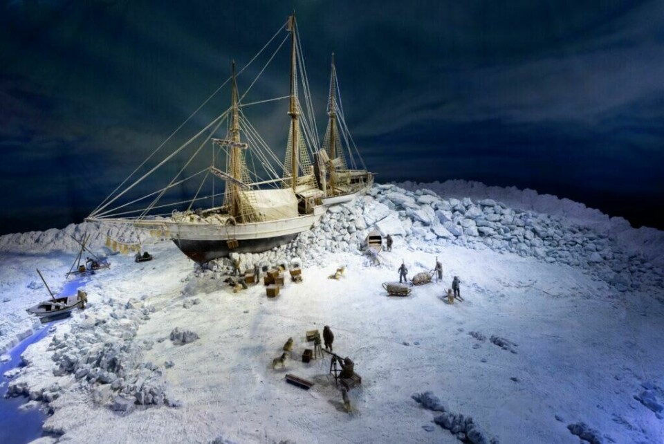 Verdens mest berømte polarskip Fram er utstilt i Frammuseet på Bygdøy. (Foto: VisitOSLO/Didrick Stenersen) Bilda ev verdens mest kjente polarskip FRAm som er utsilt på FRAmmuseet på Bygdøy utenfor Oslo.