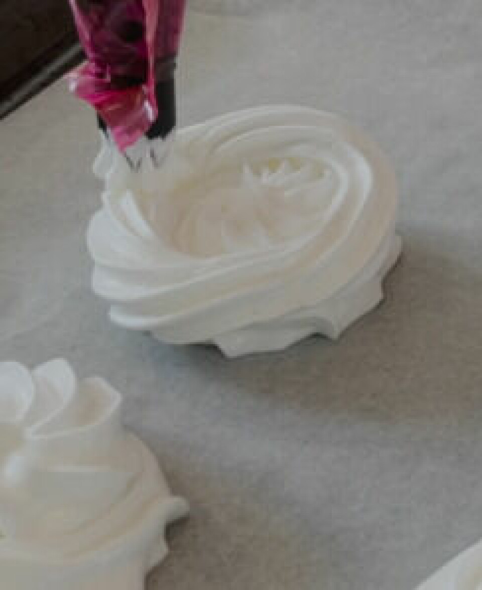 Oppskrift pavlova: Lag mini-pavlova