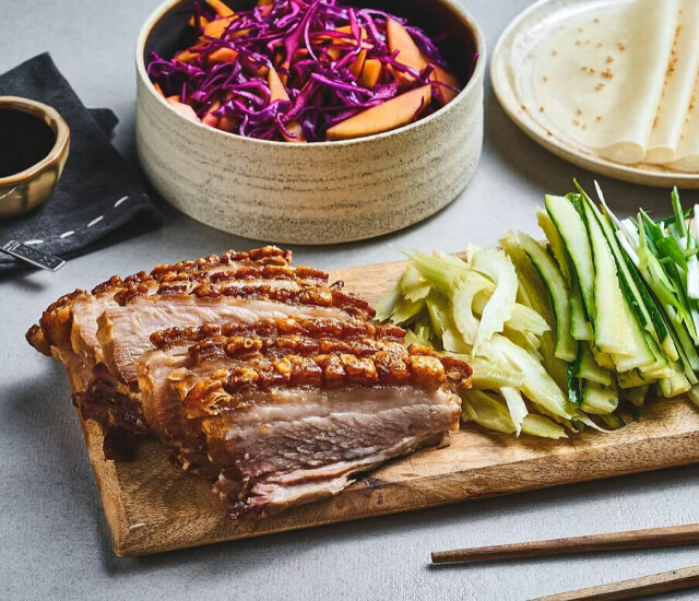 Asiatisk wrap med ribbe