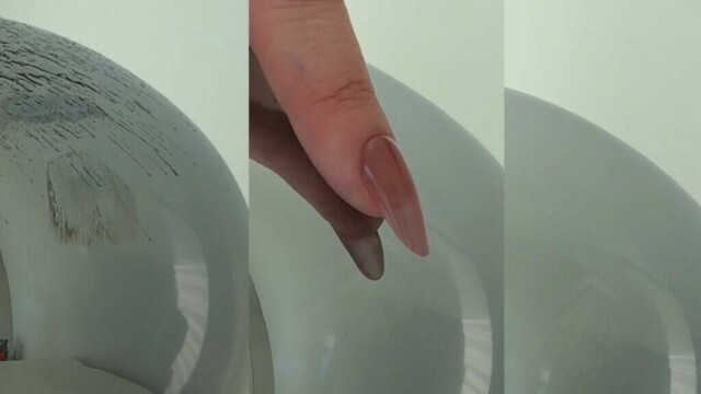 Sprayen som tok TikTok med storm fjerner fingeravtrykk og etterlater speilblanke overflater – uten skjolder eller striper. (Foto: Kreative Ideer)