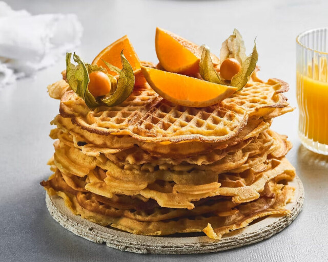 Påskevafler med appelsin