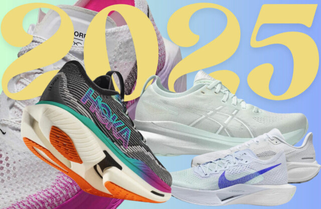 Vi har samlet testvinnerne i forskjellige kategorier i denne store guiden over løpe- og joggeskoene som er best i test i 2025. Vinnerne er fra populære merker som Nike, Asics og Hoka. (Foto: Montasje av Cecilie Aasland / ABC Startsiden)