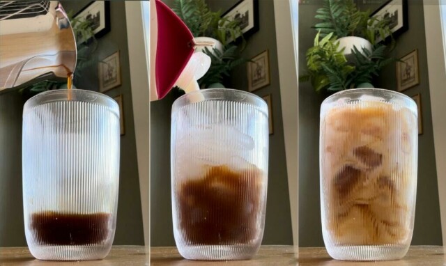 Slik lager du enkel iskaffe hjemme – perfekt for varme dager! (Foto: Miriam Schjetlein)